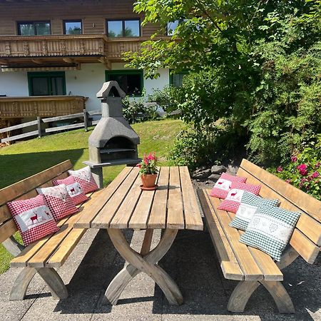 Ferienwohnung Steinbock Terrasse, Gartensauna, Garten, Grillplatz Stumm Exterior foto